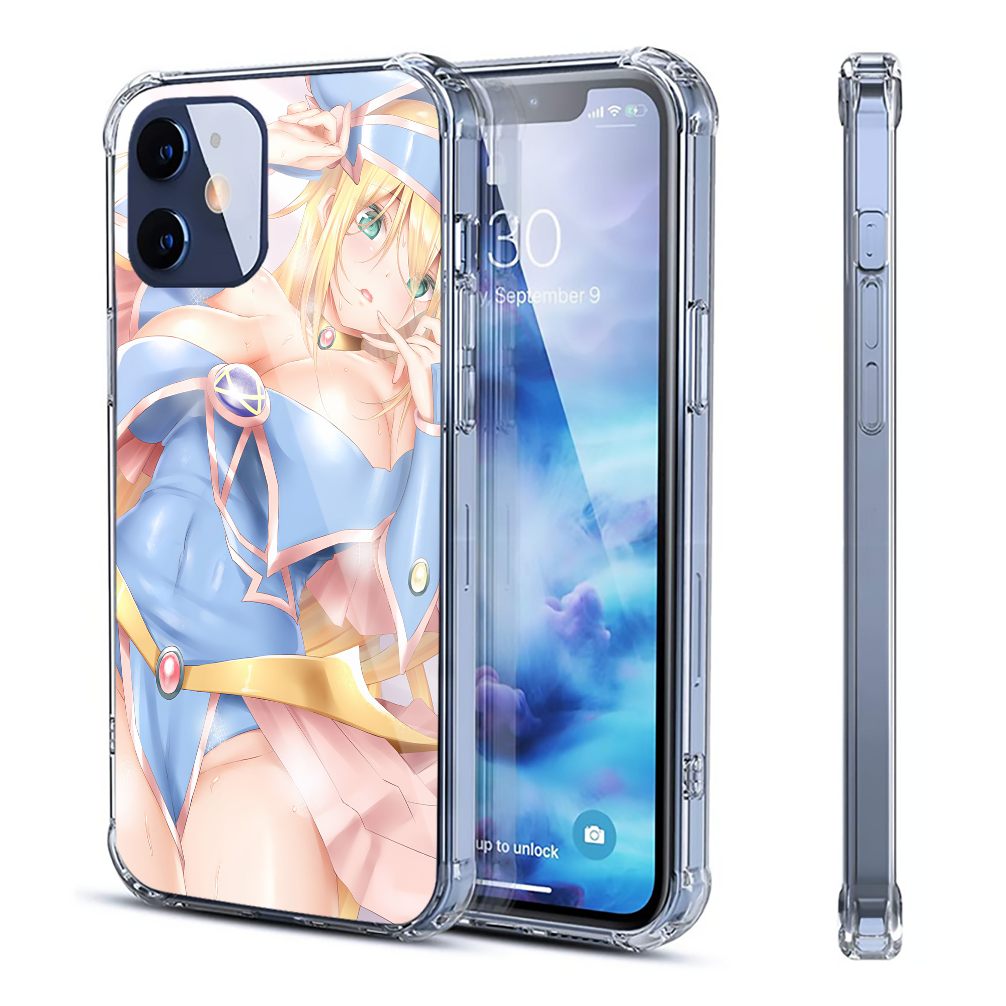 （画像用） 遊☆戯☆王 Yu-Gi-Oh! 【iPhone 12シリーズ対応】透明スマホケース（クリアソフトケース）